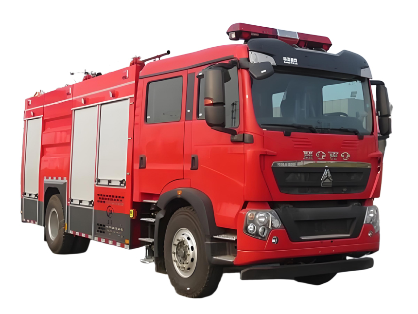 干粉水聯用消防車