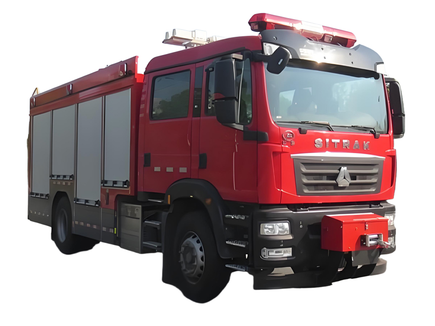 汕德卡壓縮空氣泡沫消防車