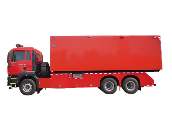 汕德卡自裝卸式消防車
